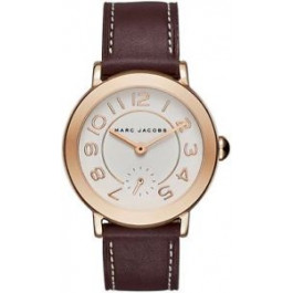 Uhrenarmband Marc by Marc Jacobs MJ8676 Leder Rot 18mm